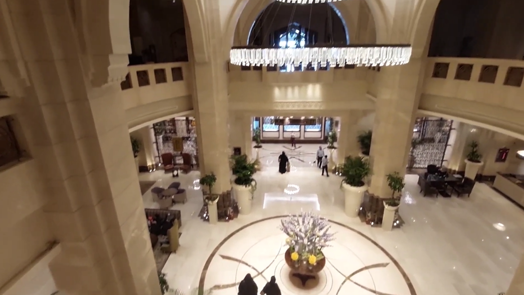 inside view of Fairmont Makkah Clock Royal Tower