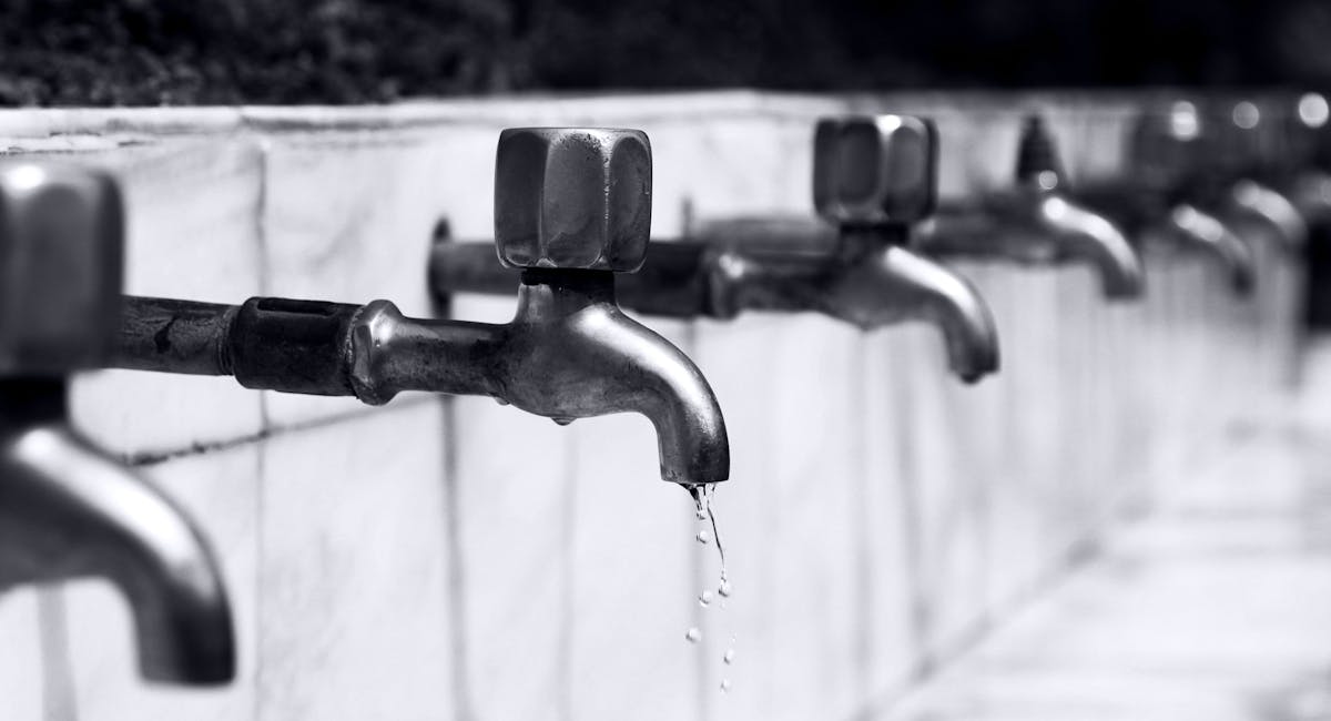 water dropping from tap